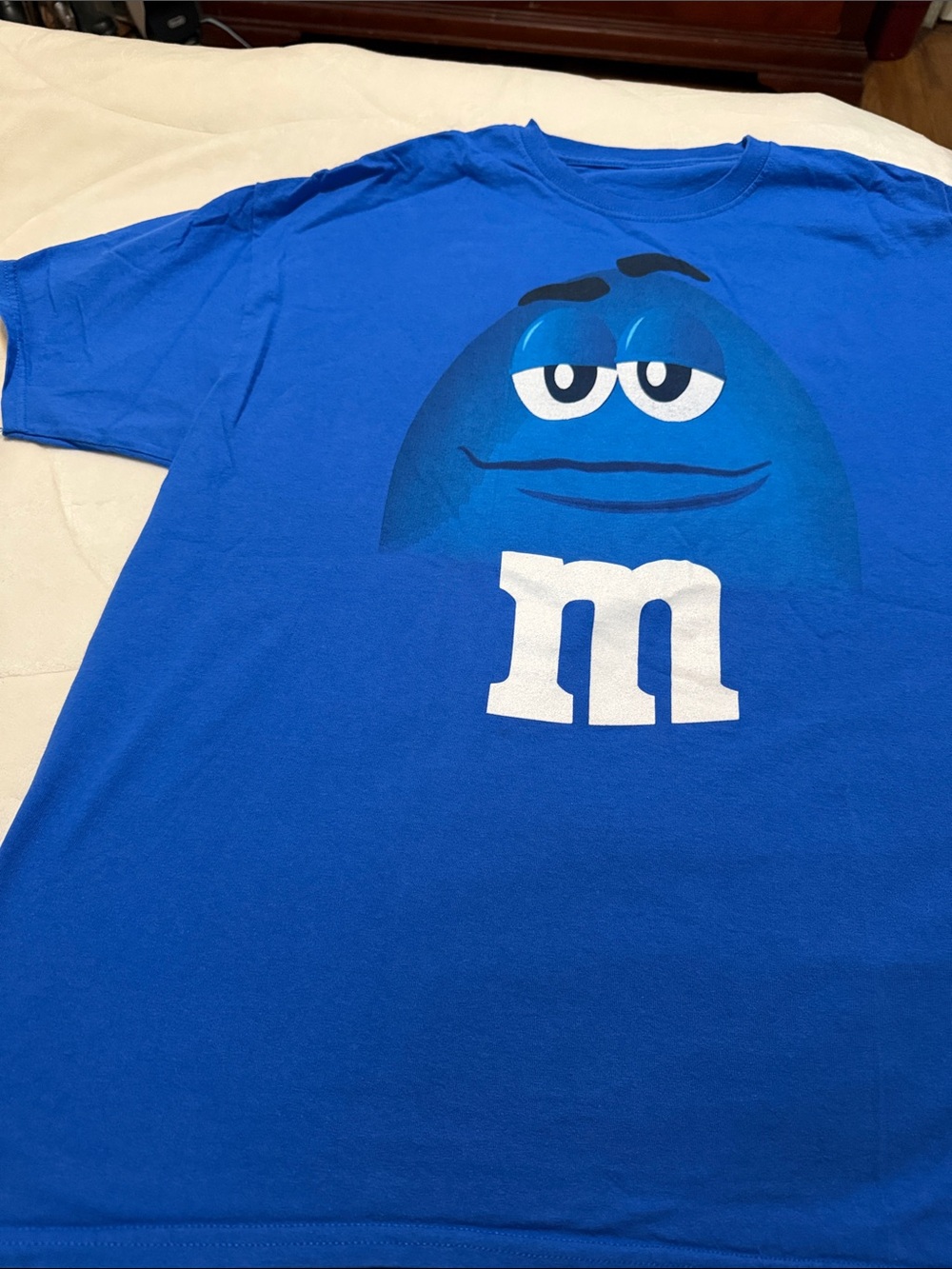 M&M'S Blue Graphic T‑Shirt with White 'm' Logo